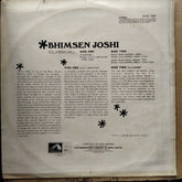 Pandit Bhimsen Josh - Raga Lalit-Bhatiyar / Raga Kalashree (Vinyl)